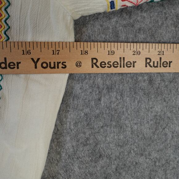 Alice Olivia Dress Womens 4 Jolene Drop Waist Mini Embroidered Boho V-Neck - Picture 8 of 10